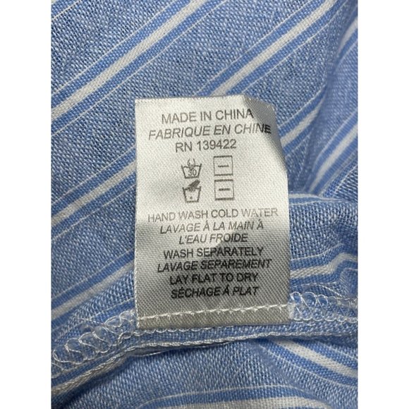 Tobi Tunic Women's Blouse Off The Shoulder Stripe Flare Sleeve Small New - Picture 7 of 7